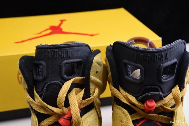 Kick Theory JORDAN 6 CN1084-300 X SCOTT YELLOW AIR TRAVIS 0817
